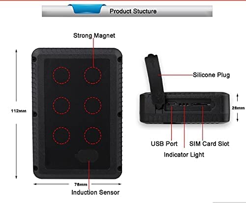 WIINES GPS for Vehicle Fleets -4G| TK915-7800mAh