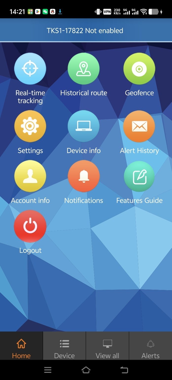 WINNES APP home screen