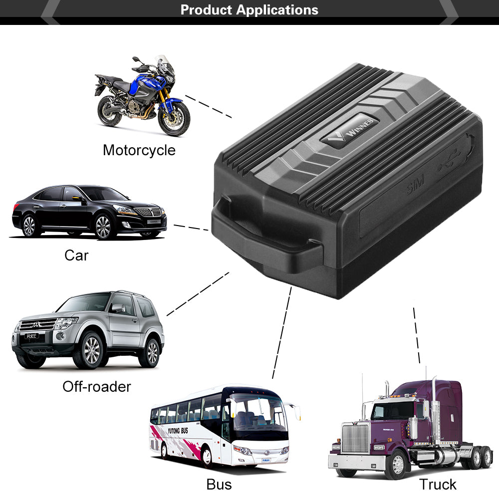 WINNES Strong Magnetic GPS Tracker -2G |TK935-3500mAh