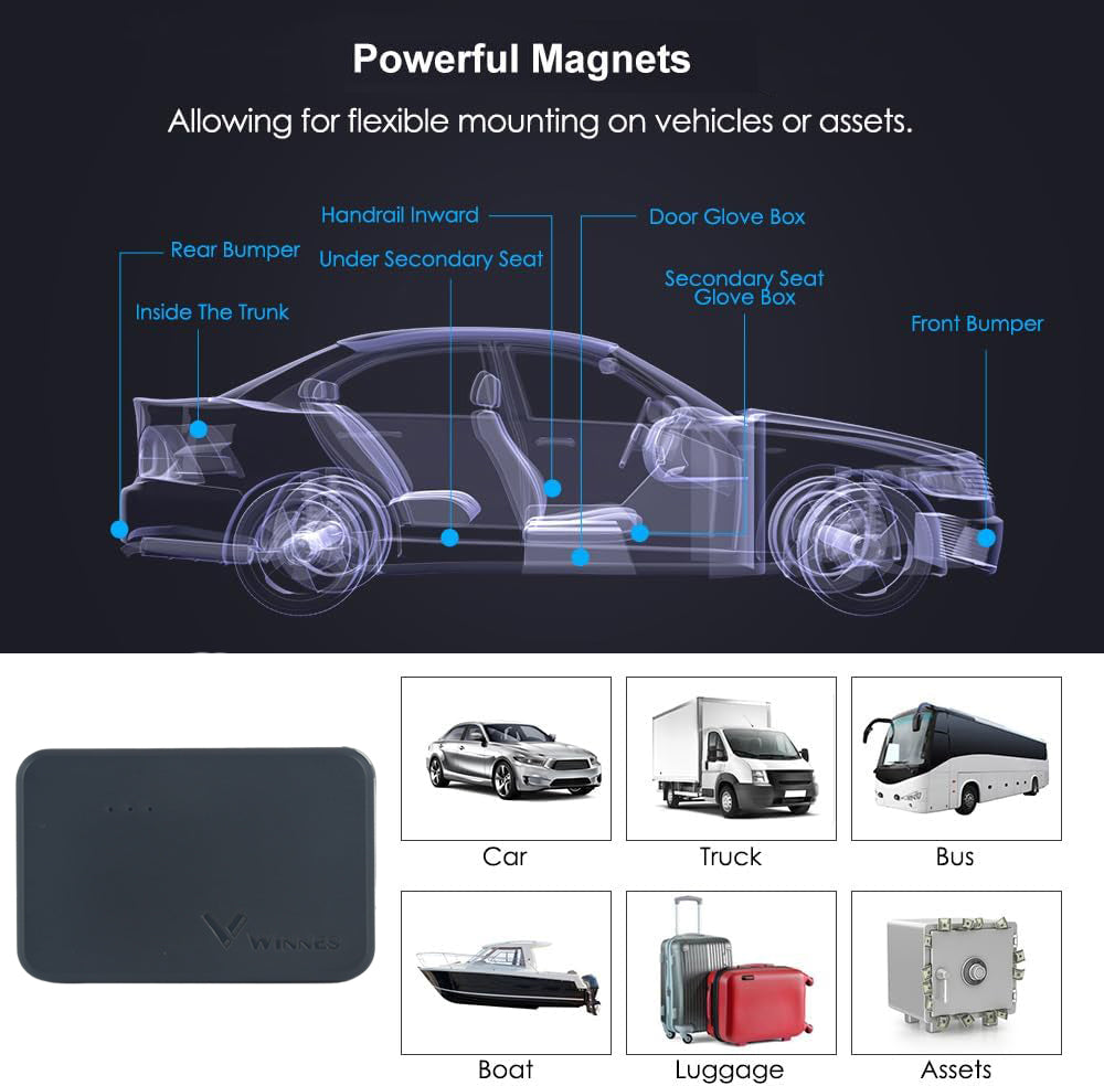 WINNES Mini GPS Tracker-4G| TK903-1500mAh