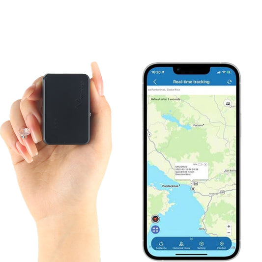 WINNES Mini 4G GPS Tracker with SIM Card, Magnetic GPS Tracker 1500mAh Anti-Theft Device for Vehicle Motorcycle GPS Locator with Free App TK903