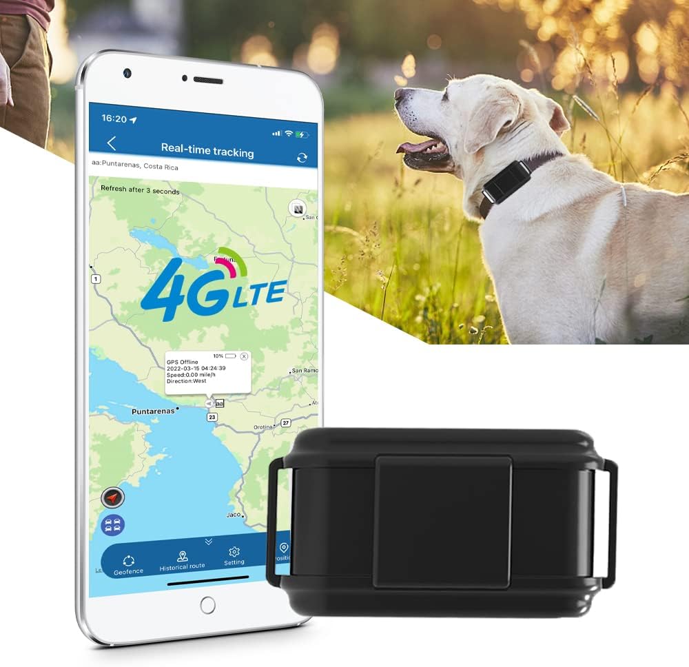 WINNES GPS Tracker for Hunting Dogs-4G| TK919-3500mAh