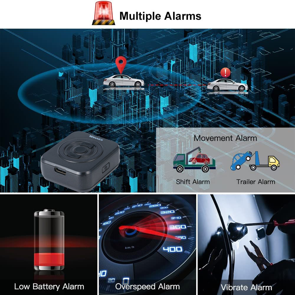 WINNES  Mini Battery Magnetic GPS Tracker  -4G LTE | TKS1 -700mAh