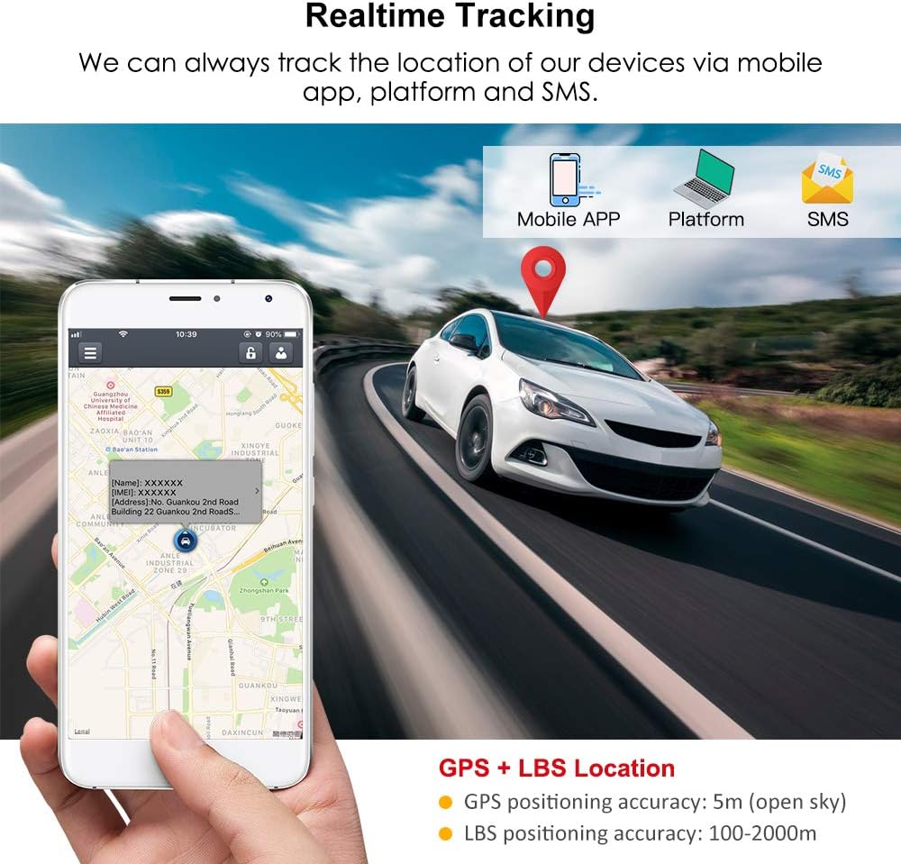 Mini traceur GPS de poche WINNES avec micro-4G LTE|TK901-600mAh