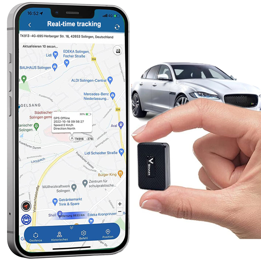 WINNES Spy Hidden Mini GPS Tracker-4G |TK913- 15000mAh