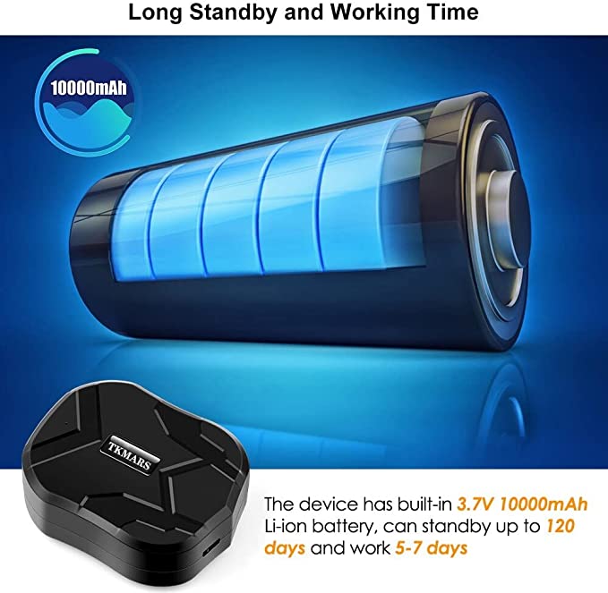 WINNES Magnetic GPS Tracker for Vehicles 2G LTE | TK905B-10000mAh