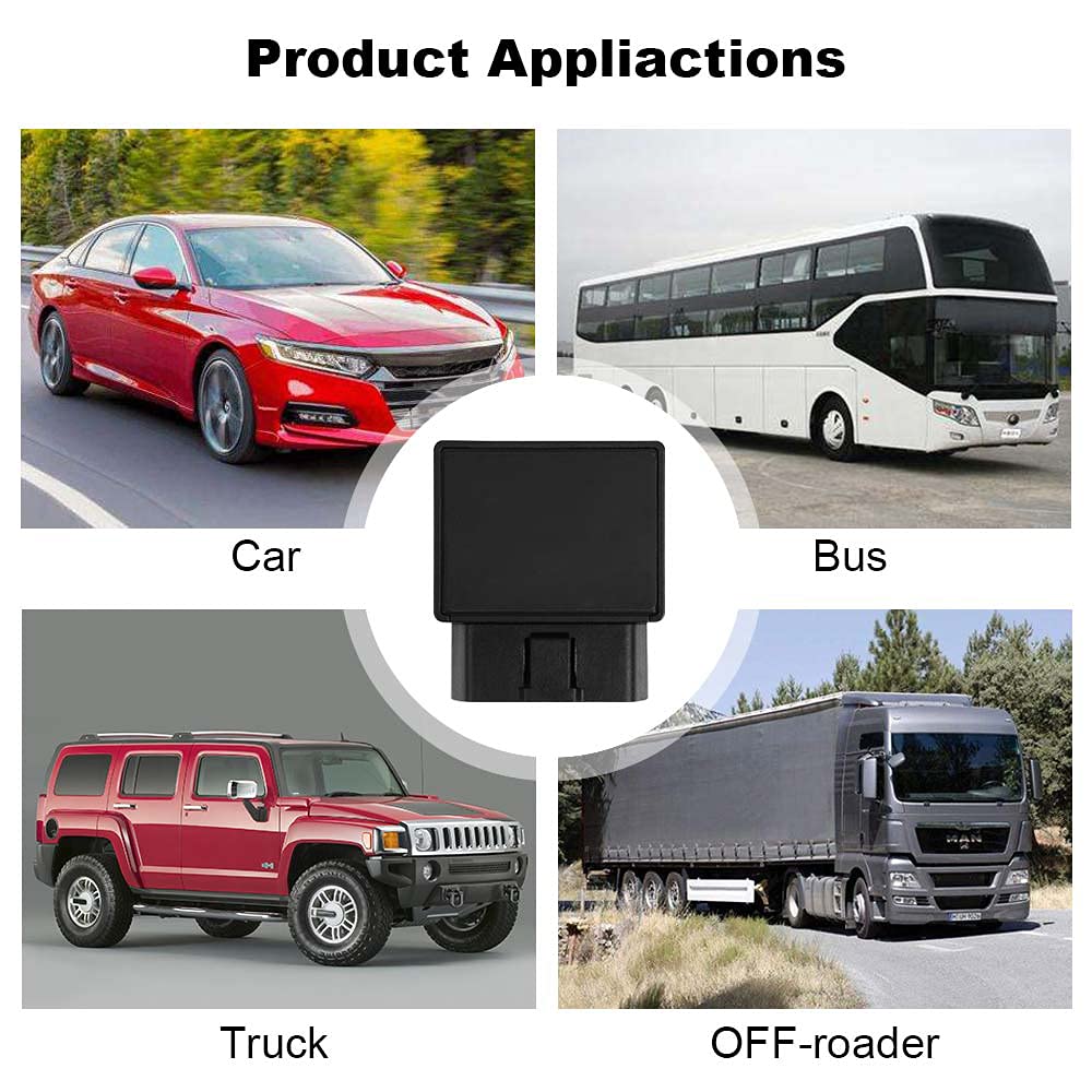 WINNES OBD Vehicle GPS Tracker Plug & Play-4G|TK816