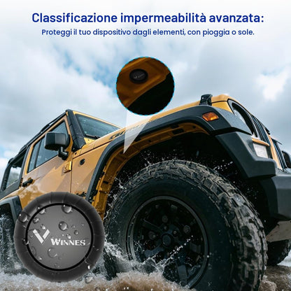 WINNES Mini 4G GPS Tracker for Car, Dog, Subscription Required (Black)