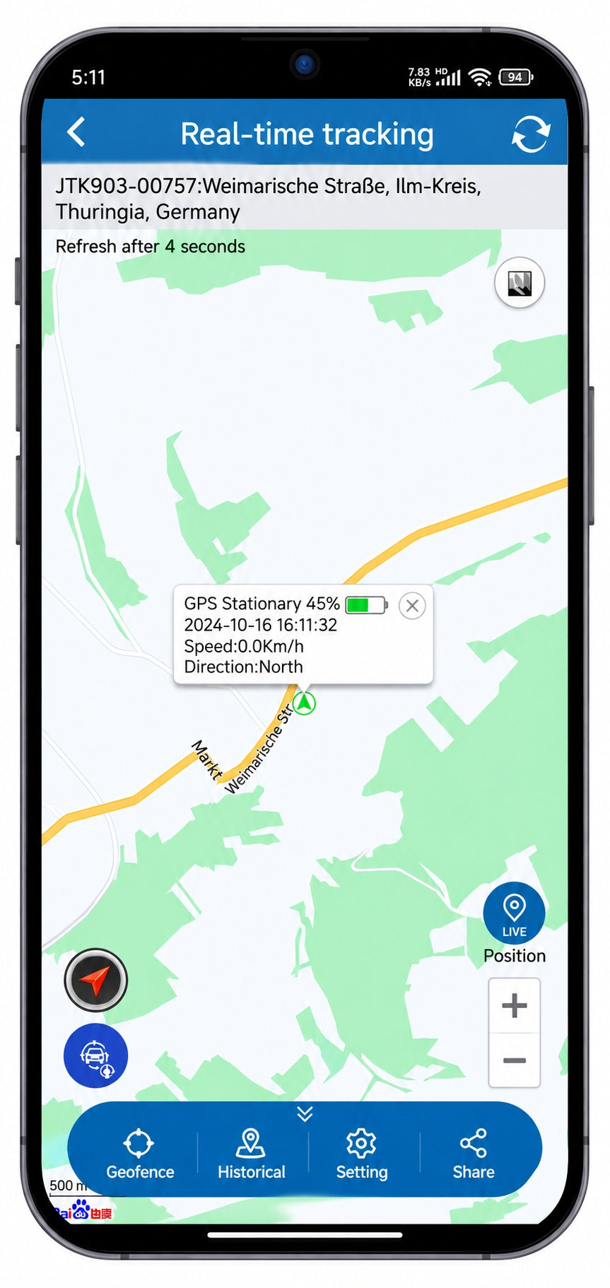 WINNES Real-time tracking guide